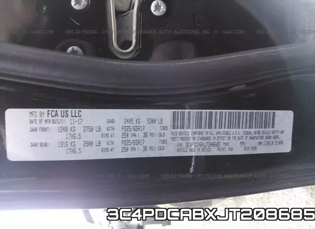 3C4PDCABXJT208685 фото 10