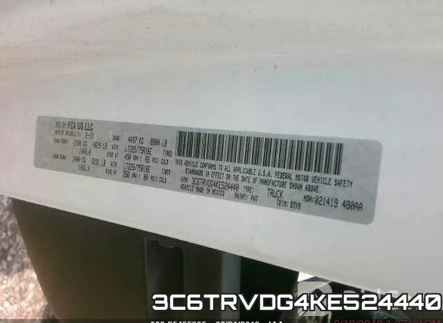 3C6TRVDG4KE524440 фото 9