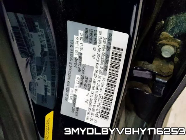3MYDLBYV8HY176253 фото 2