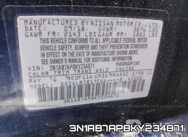 3N1AB7AP8KY234871 фото 10