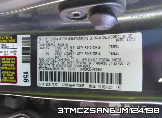 3TMCZ5AN6JM124198 фото 10