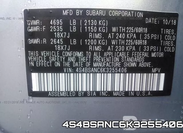 4S4BSANC6K3255406 фото 10