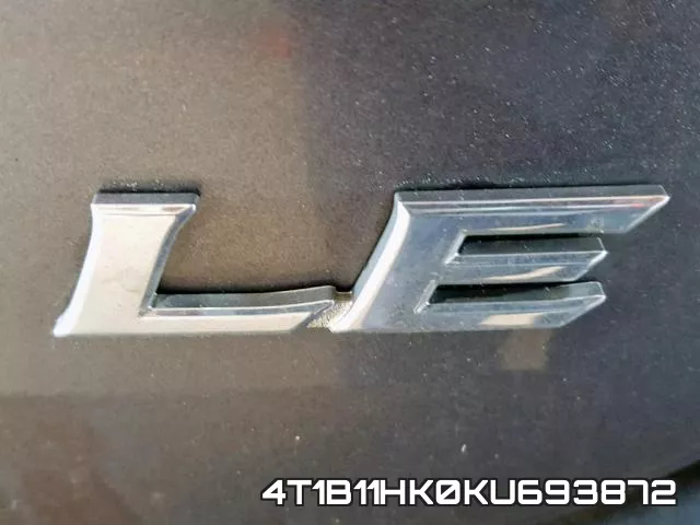 4T1B11HK0KU693872 фото 10