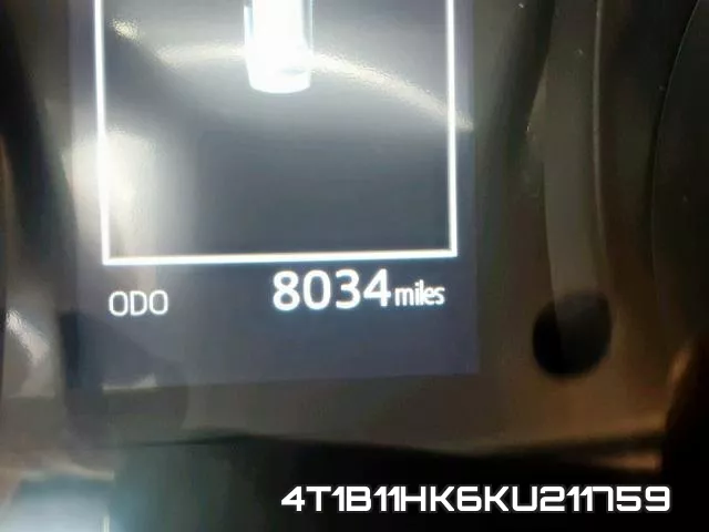 4T1B11HK6KU211759 фото 9