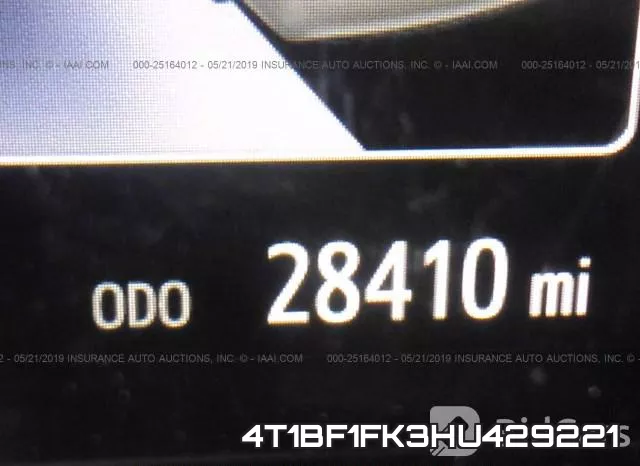 4T1BF1FK3HU429221 фото 8