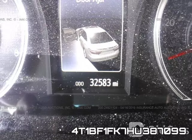 4T1BF1FK7HU387099 фото 8