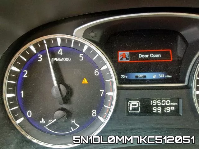 5N1DL0MM7KC512051 фото 9