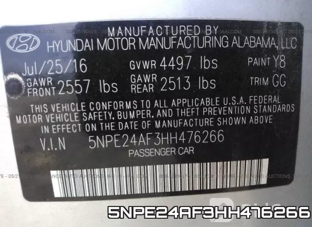 5NPE24AF3HH476266 фото 10