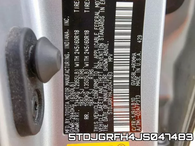 5TDJGRFH4JS047483 фото 2