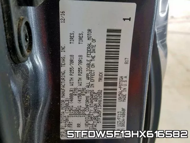 5TFDW5F13HX616582 фото 2