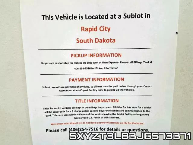 5XYZT3LB3JG573371 фото 10