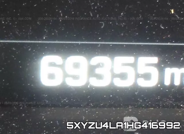 5XYZU4LA1HG416992 фото 8