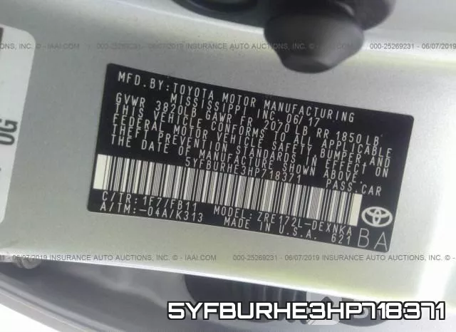 5YFBURHE3HP718371 фото 10