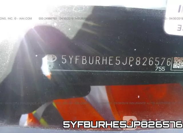 5YFBURHE5JP826576 фото 10
