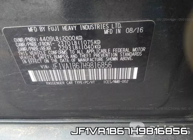 JF1VA1B67H9816856 фото 10