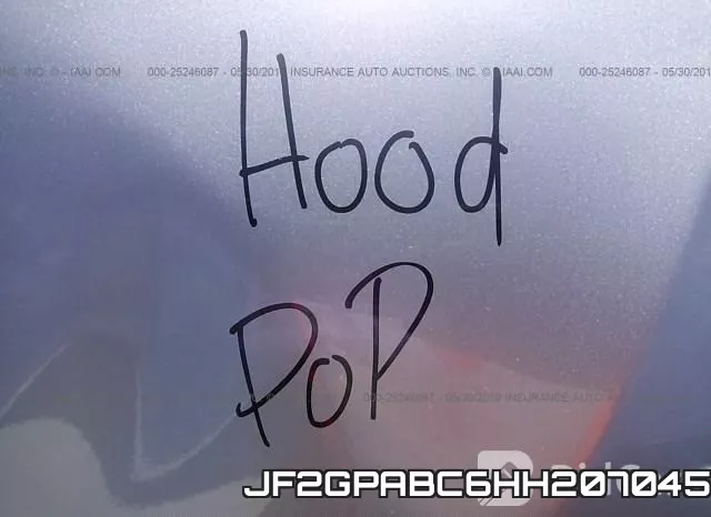 JF2GPABC6HH207045 фото 2