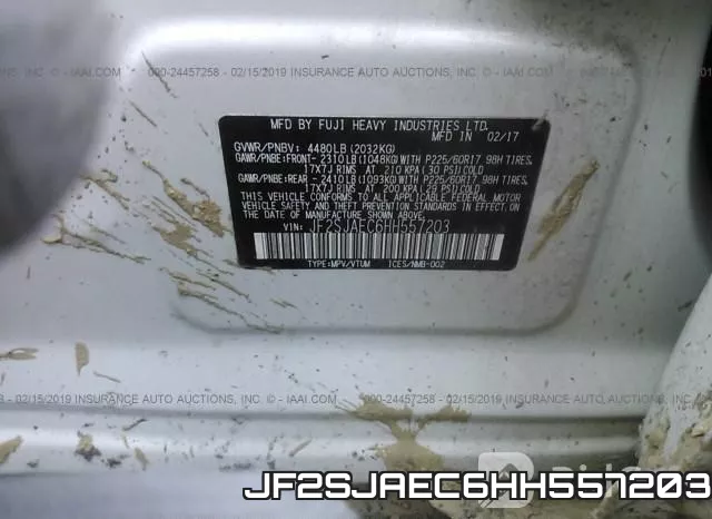 JF2SJAEC6HH557203 фото 10