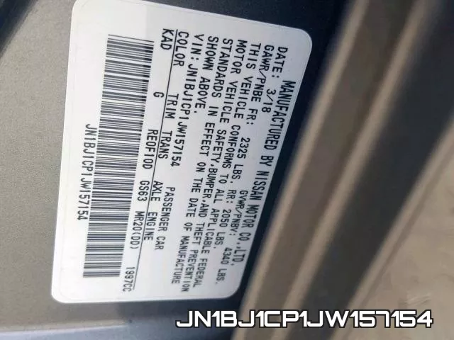 JN1BJ1CP1JW157154 фото 2