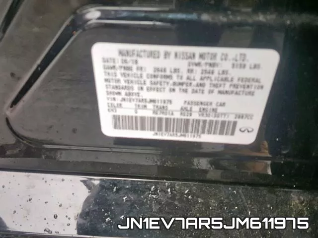 JN1EV7AR5JM611975 фото 2