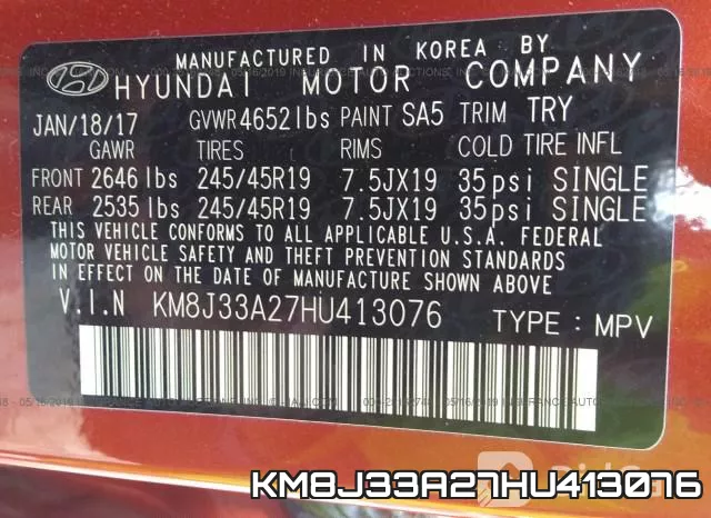 KM8J33A27HU413076 фото 10
