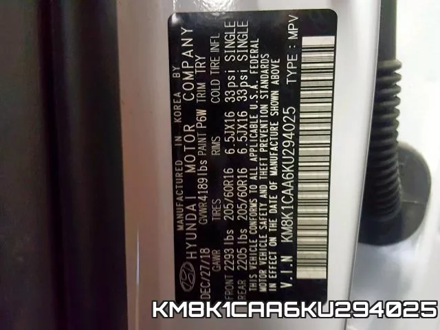 KM8K1CAA6KU294025 фото 2