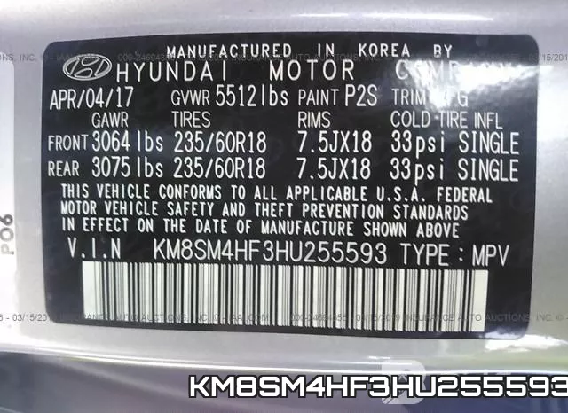 KM8SM4HF3HU255593 фото 10