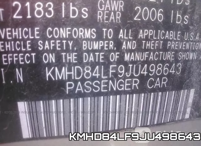 KMHD84LF9JU498643 фото 9