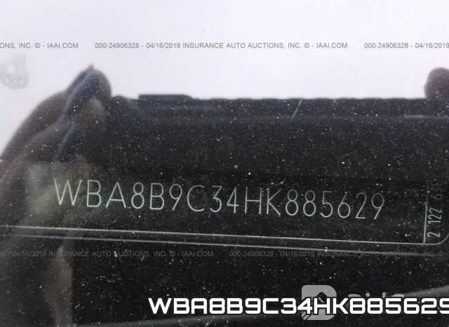 WBA8B9C34HK885629 фото 10