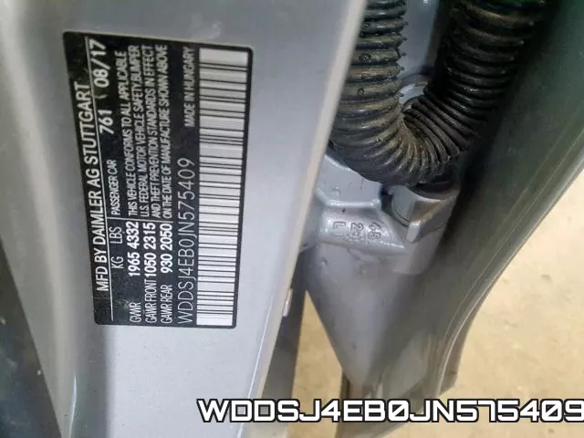 WDDSJ4EB0JN575409 фото 2