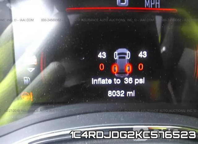 1C4RDJDG2KC576523 фото 8