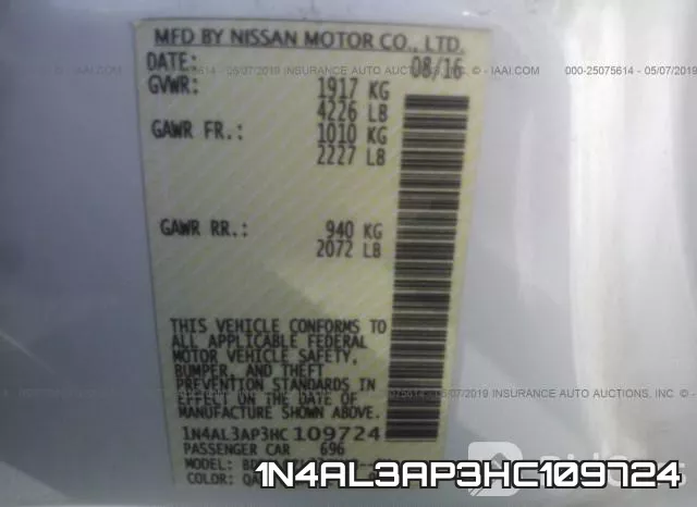 1N4AL3AP3HC109724 фото 10