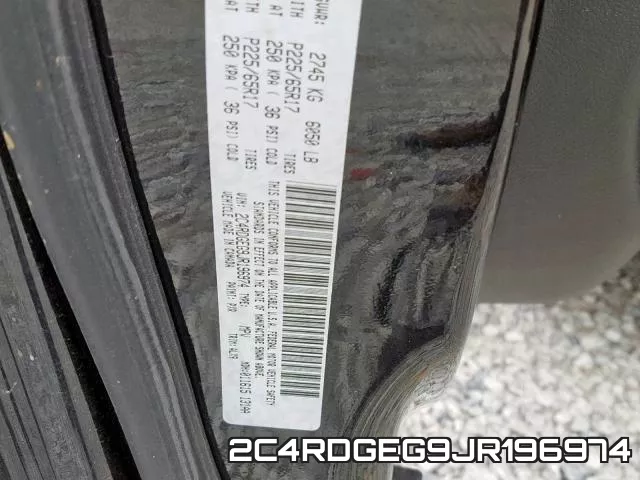2C4RDGEG9JR196974 фото 2