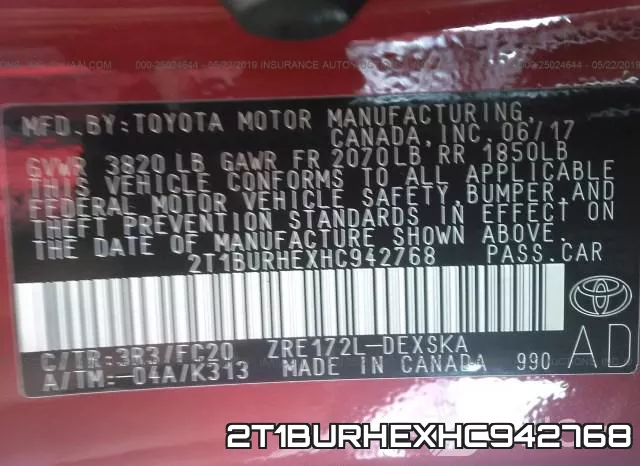 2T1BURHEXHC942768 фото 10