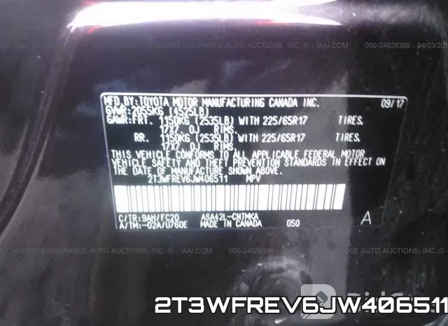 2T3WFREV6JW406511 фото 10