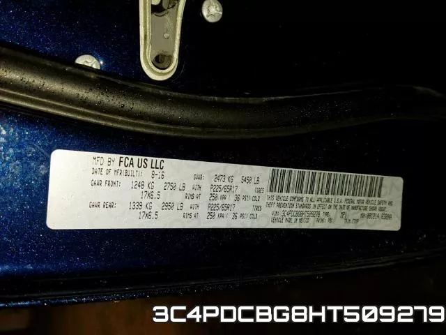 3C4PDCBG8HT509279 фото 2
