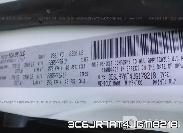 3C6JR7AT4JG178218 фото 10