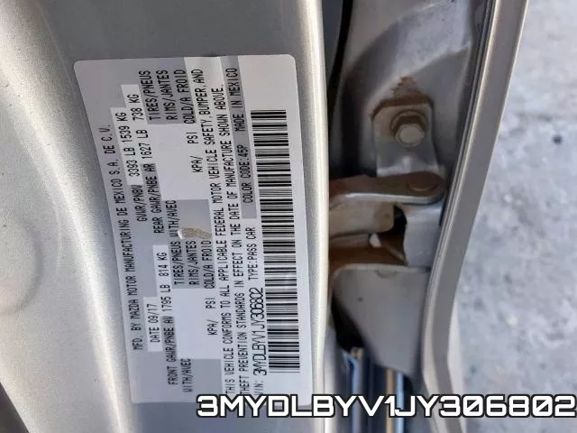 3MYDLBYV1JY306802 фото 2