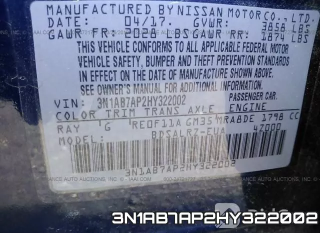 3N1AB7AP2HY322002 фото 10