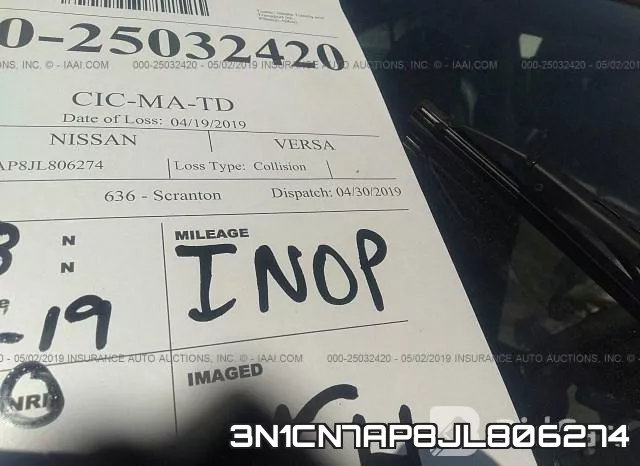 3N1CN7AP8JL806274 фото 8