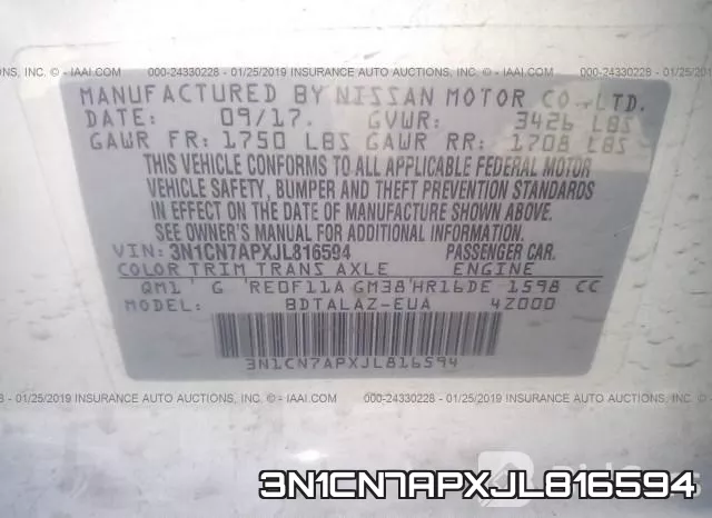 3N1CN7APXJL816594 фото 10