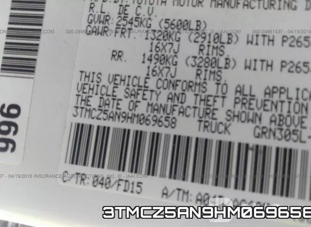 3TMCZ5AN9HM069658 фото 10