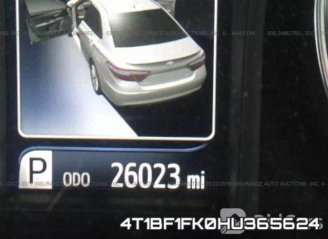 4T1BF1FK0HU365624 фото 8