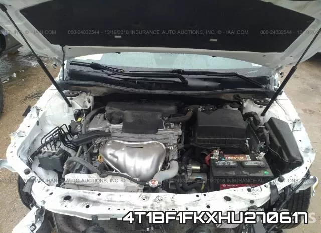 4T1BF1FKXHU270617 фото 2