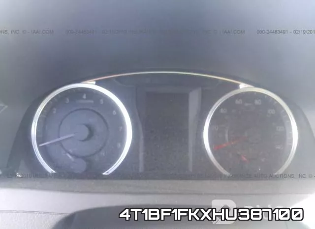 4T1BF1FKXHU387100 фото 8