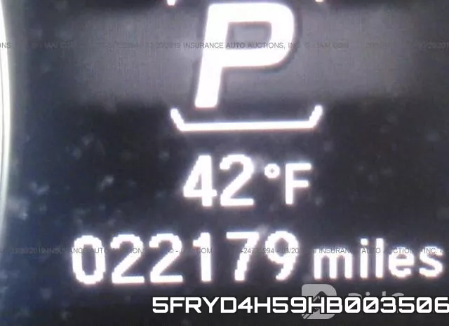 5FRYD4H59HB003506 фото 8
