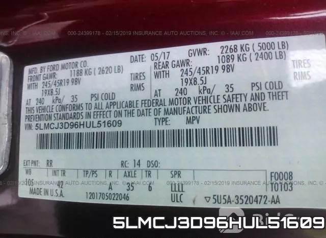 5LMCJ3D96HUL51609 фото 10