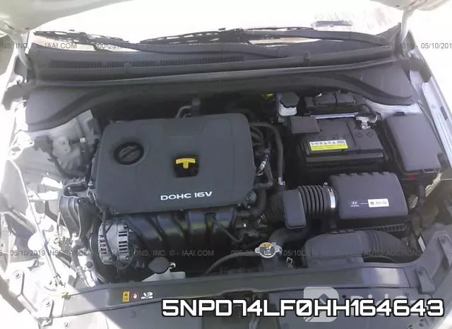5NPD74LF0HH164643 фото 2
