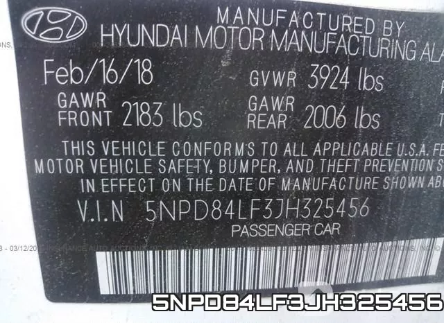 5NPD84LF3JH325456 фото 10