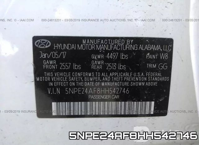 5NPE24AF8HH542746 фото 9
