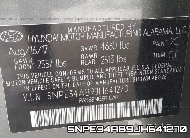 5NPE34AB9JH641270 фото 10